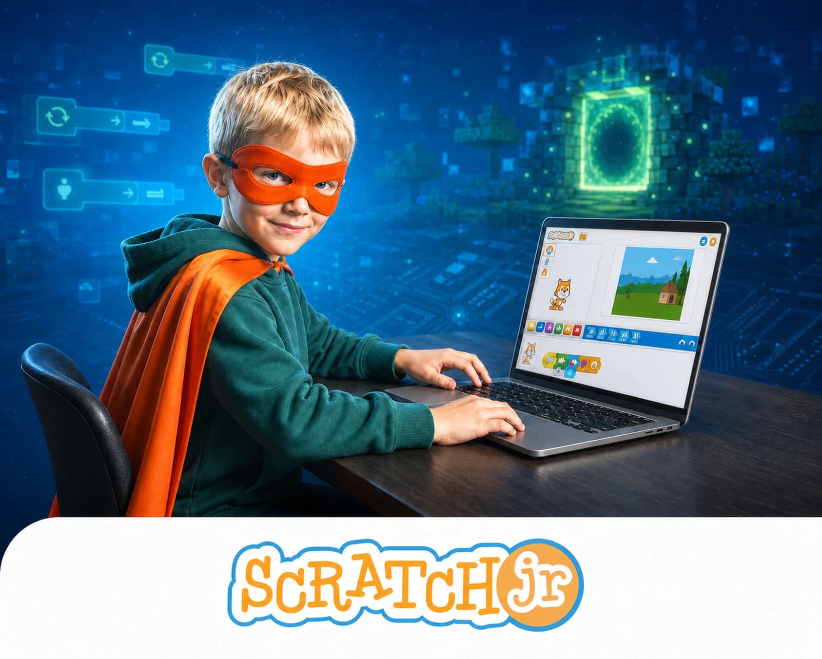Bezpłatne zajęcia clickON - ScratchJr z Minecraft