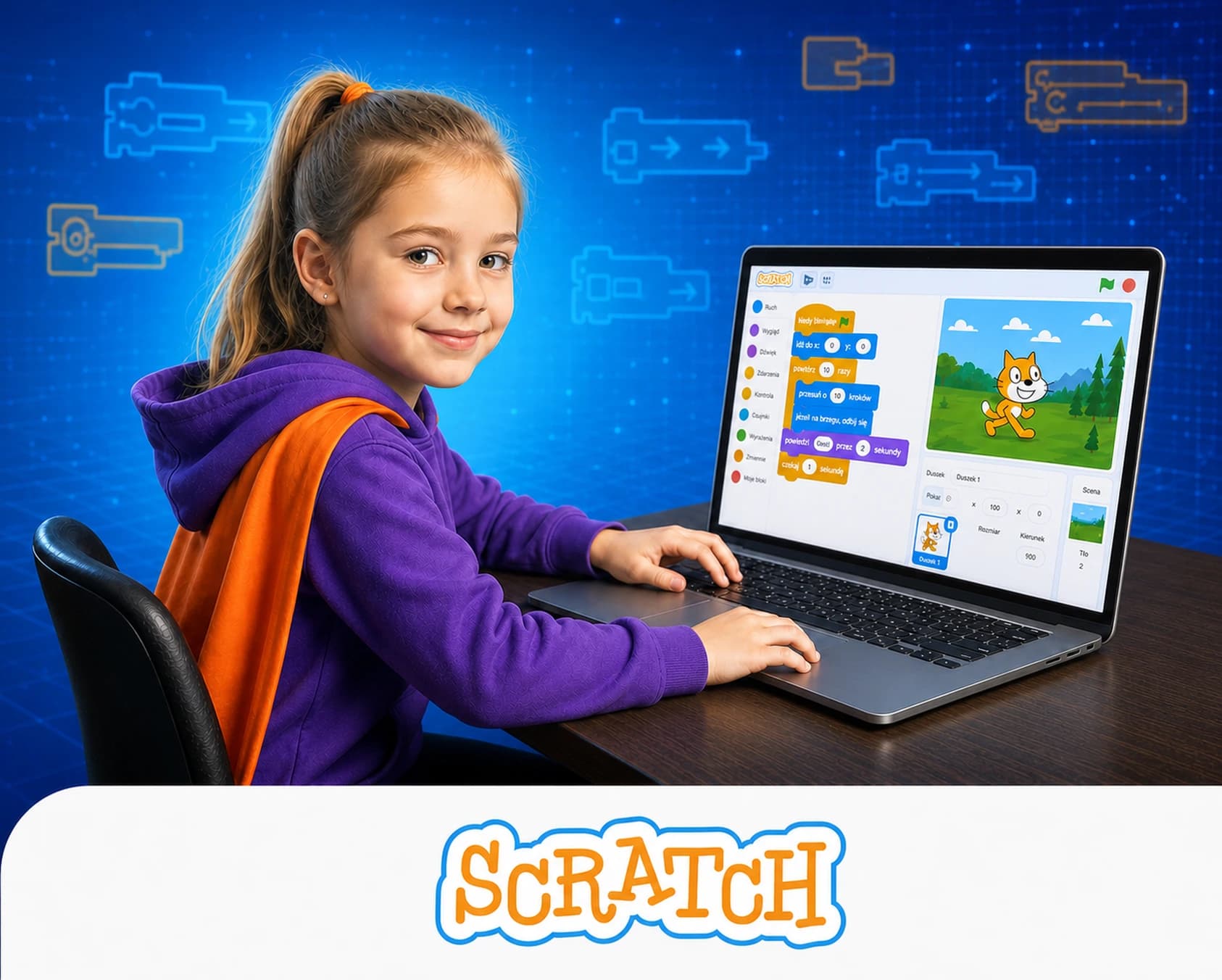 Bezpłatne zajęcia clickON - Scratch