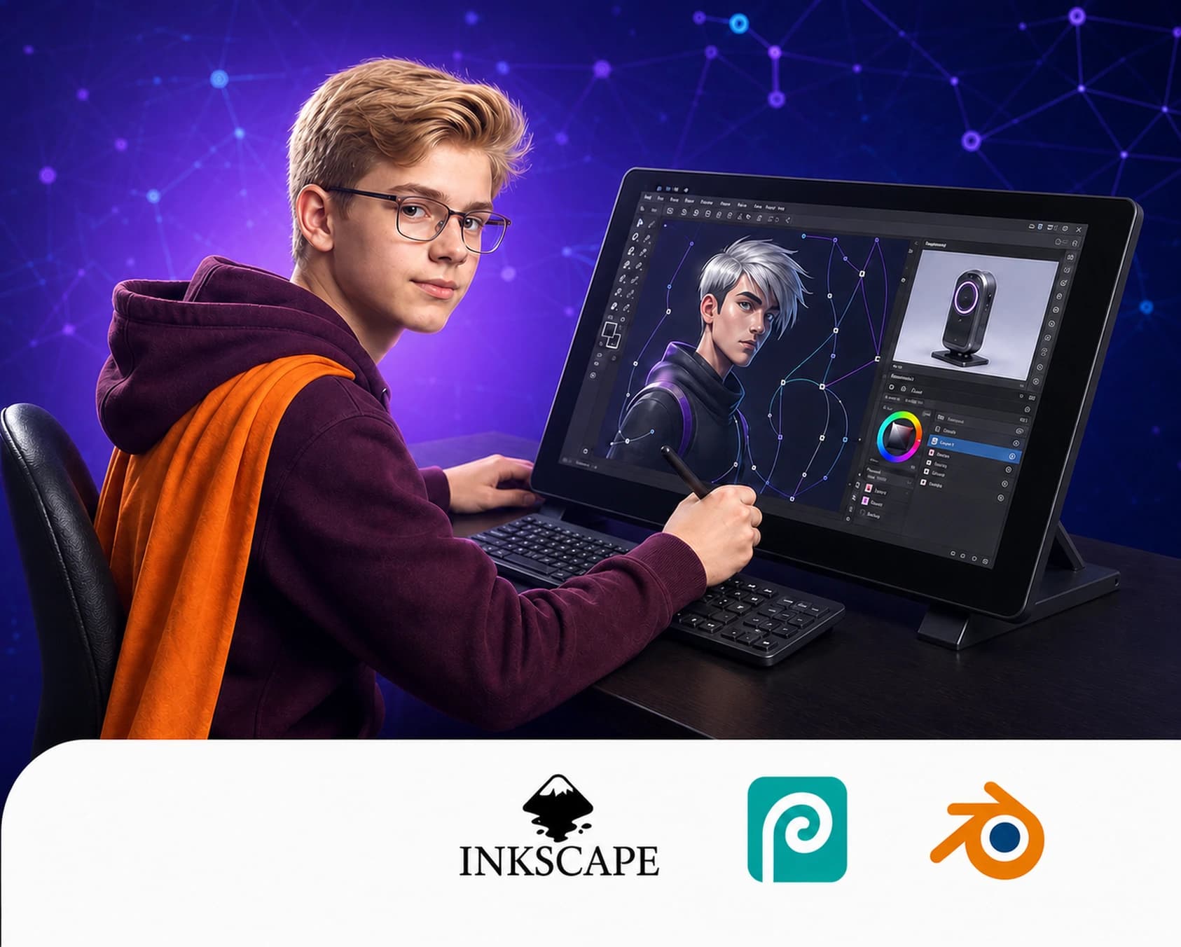 Bezpłatne zajęcia clickON - Grafika 2D