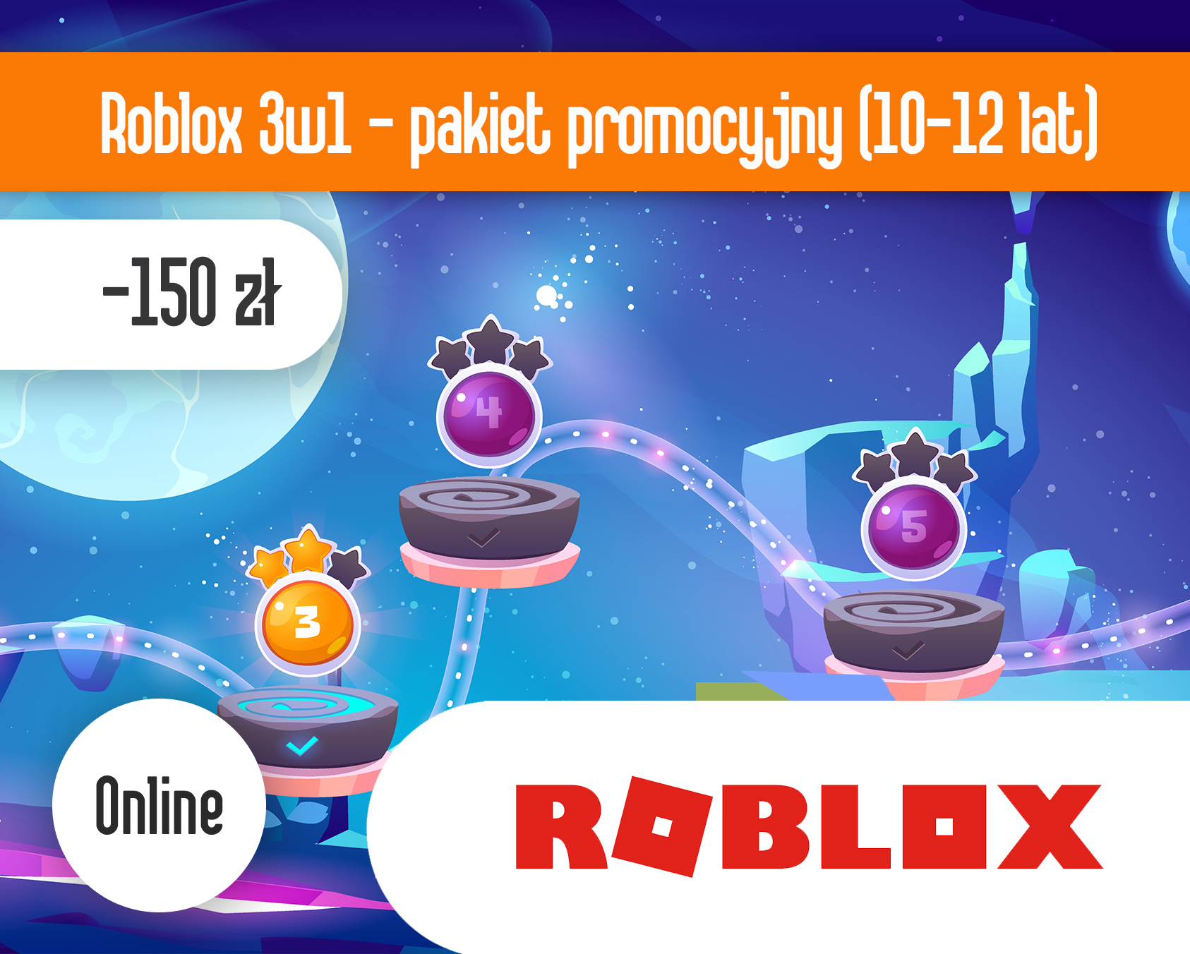 Roblox 3w1 ONLINE - pakiet promocyjny